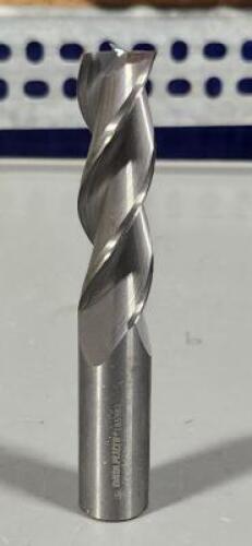 DESCRIPTION: (1) HIGH PERFORMANCE CARBIDE 3 FL SQ. END MILL BRAND/MODEL: DATA FLUTE AFIM30625-000 RETAIL$: $152.87 SIZE: 5/8" DIAM, 2-1/8" LOC QTY: 1