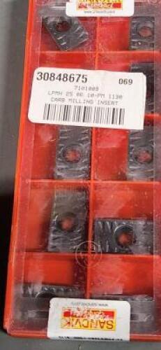 DESCRIPTION: (30) CARBIDE MILLING INSERTS BRAND/MODEL: SANDVIK COROMANT/LPMH 25 06 10-PM RETAIL$: $ 30.40 PER INSERT QTY: 30