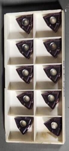 DESCRIPTION: (10) WNMP432-MF1 CARBIDE TURNING INSERTS BRAND/MODEL: SECO WNMG080408-MF1 RETAIL$: $16.48 PER INSERT QTY: 10