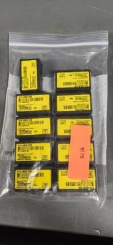 DESCRIPTION: (19) CARBIDE GROOVING INSERTS BRAND/MODEL: PH HORN R114,1425.00 TN35 RETAIL$: $22.86 PER INSERT QTY: 19