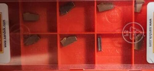 DESCRIPTION: (20) N151.2 CARBIDE CUT OFF INSERTS BRAND/MODEL: SANDVIK COROMANT N151.2-200-5E 1125 RETAIL$: $19.00 PER INSERT QTY: 20