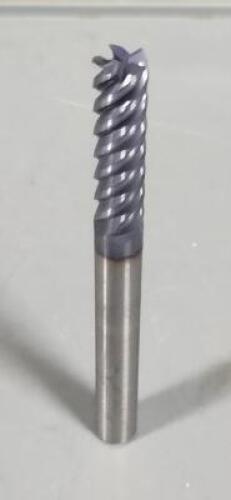 DESCRIPTION: (1) SOLID CARBIDE DIE AND MOLD FINISHING END MILL BRAND/MODEL: KENNAMETAL 1925155 RETAIL$: $119.92 SIZE: 3/8" DIA 1-5/16" LOC QTY: 1