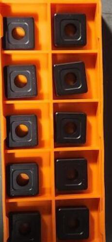 DESCRIPTION: (20) SNMM433EN CARBIDE TURNING INSERTS BRAND/MODEL: HERTEL SNMM 433EN-HR HC125 RETAIL$: $11.11 PER INSERT QTY: 20