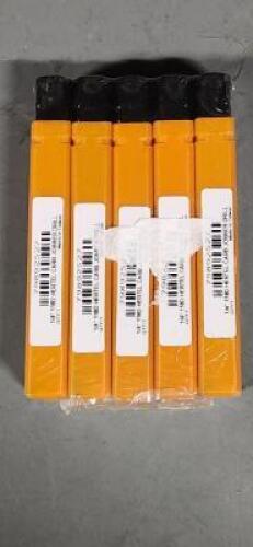 DESCRIPTION: (10) SOLID CARBIDE JOBBER LENGTH DRILLS BRAND/MODEL: HERTEL 79892527 RETAIL$: 36.60 EA SIZE: LETTER "E" QTY: 10