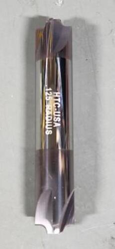 DESCRIPTION: (1) SOLID CARBIDE DOUBLE END CORNER ROUNDING END MILL BRAND/MODEL: HARVEY TOOL 44125-C3 RETAIL$: $176.60 SIZE: 5/8" DIA 1/8" RAD QTY: 1