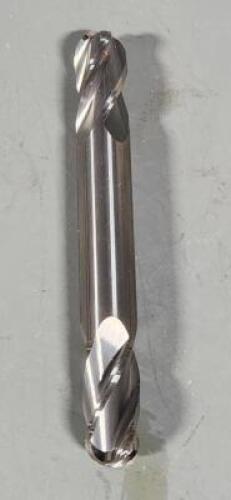 DESCRIPTION: (3) SOLID CARBIDE DOUBLEND BALL END MILL BRAND/MODEL: HTC 215-4500 RETAIL$: $46.01 NEA SIZE: 1/2" 1" LOC QTY: 3