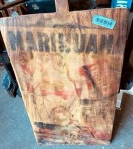 DESCRIPTION: MARIHUANA BREAD BOARD SIZE: 20"X14" QTY: 1