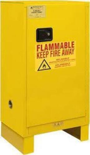 DESCRIPTION: (1) FLAMMABLE STORAGE CABINET BRAND/MODEL: DURHAM #1016ML-50 INFORMATION: YELLOW SIZE: 16 GALLON RETAIL$: $775.01 EA QTY: 1