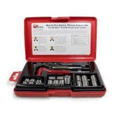 DESCRIPTION: (1) THREAD REPAIR KIT BRAND/MODEL: RECOIL #35046 INFORMATION: RED CARRY CASE SIZE: M4-0.7 RETAIL$: $67.89 EA QTY: 1