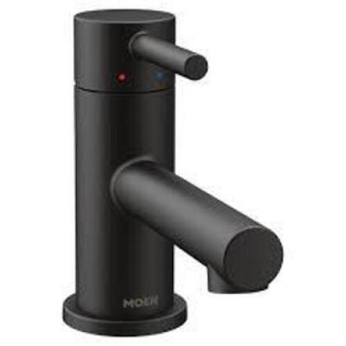 DESCRIPTION: (1) LOW PROFILE LAVATORY FAUCET BRAND/MODEL: MOEN #6191BL INFORMATION: MATTE BLACK SIZE: 1.2 GPM RETAIL$: $364.24 EA QTY: 1