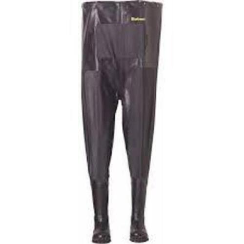 DESCRIPTION: (1) PAIR OF PLAIN TOE INSULATED WADERS BRAND/MODEL: LACROSSE #191200 INFORMATION: BLACK SIZE: US MENS 9 RETAIL$: $225.45 EA QTY: 1