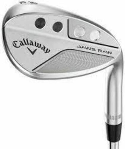 DESCRIPTION: (1) WOMANS CHROME WEDGE BRAND/MODEL: CALLAWAY JAWS RAW SIZE: 52-12 RETAIL$: $125.00 EA QTY: 1
