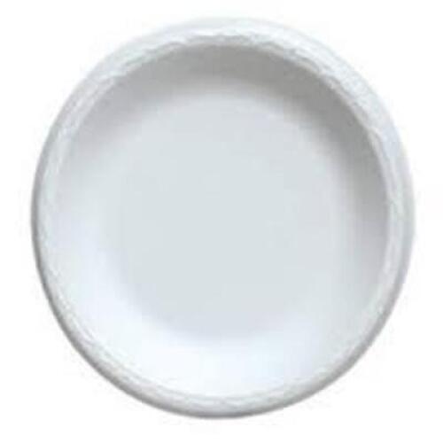 DESCRIPTION: (1) CASE OF (4) STACKS OF (125) FOAM PLATES BRAND/MODEL: ULINE INFORMATION: WHITE SIZE: 9" RETAIL$: $64.00 EA QTY: 1