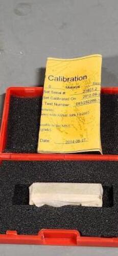 DESCRIPTION: (2) RECTANGLE STEEL GAGE BLOCKS BRAND/MODEL: VC 630-2335 SIZE: 0.35" RETAIL$: $30.63 QTY: 2