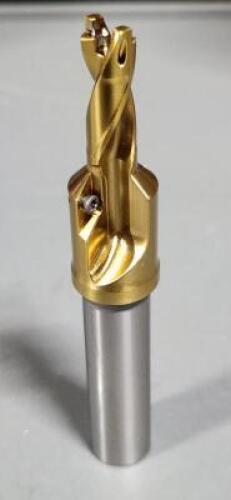 DESCRIPTION: (1) GOLD TWIST CHAMFER DRILL BODY SIZE: INGERSOLL 6102435 RETAIL$: $283.00 QTY: 1