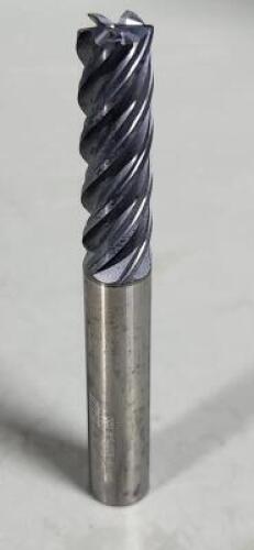DESCRIPTION: (2) SOLID CARBIDE CORNER RADIUS END MILL BRAND/MODEL: HELICAL 34242 SIZE: 3/8" 1" LOC RETAIL$: $62.70 EA QTY: 2