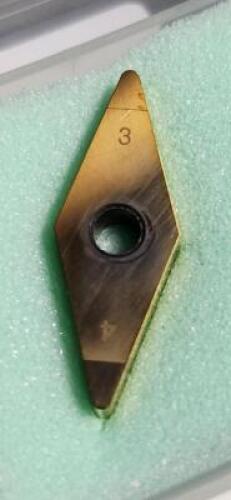 DESCRIPTION: (5) VNGA CERAMIC TURNING INSERTS BRAND/MODEL: NTK VNGA160408BQ JP2 RETAIL$: $24.90 PER INSERT QTY: 5