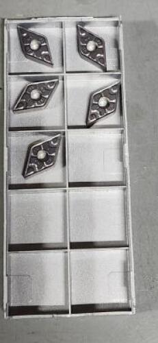 DESCRIPTION: (15) DNMG 431-TF CARBIDE TURNING INSERTS BRAND/MODEL: ISCAR DNMG150404-TF IC907 RETAIL$: 17.80 PER INSERT QTY: 15