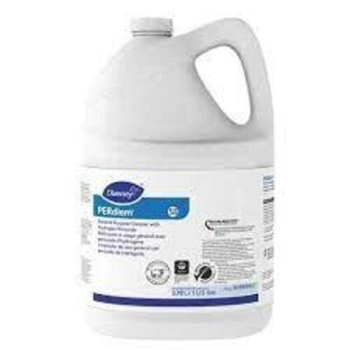DESCRIPTION: (3) CLEANER WITH PEROXIDE BRAND/MODEL: DIVERSEY PERDIEM SIZE: 2.5 L RETAIL$: $20.00 EA QTY: 3