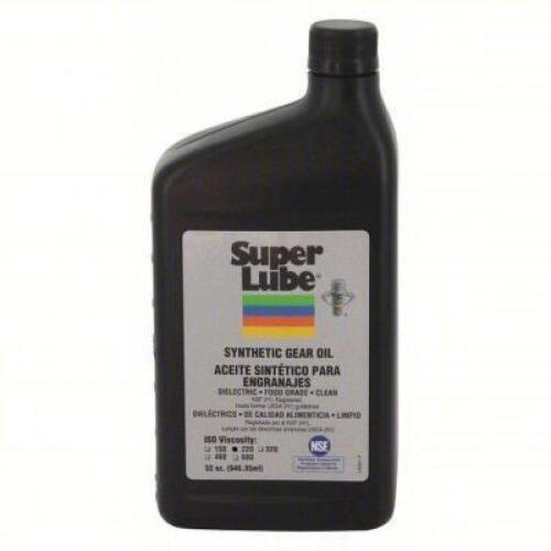 DESCRIPTION: (2) SYNTHETIC GEAR OIL BRAND/MODEL: SUPER LUBE #44N768 SIZE: 1 QT RETAIL$: $30.53 EA QTY: 2