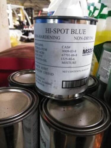 DESCRIPTION: (5) BLUE DYE BRAND/MODEL: HI-SPOT BLUE SIZE: 1 PT RETAIL$: $27.89 EA QTY: 5