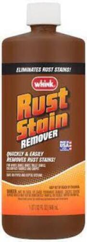 DESCRIPTION: (6) RUST STAIN REMOVER BRAND/MODEL: WHINK SIZE: 1QT RETAIL$: $15.99 EA QTY: 6