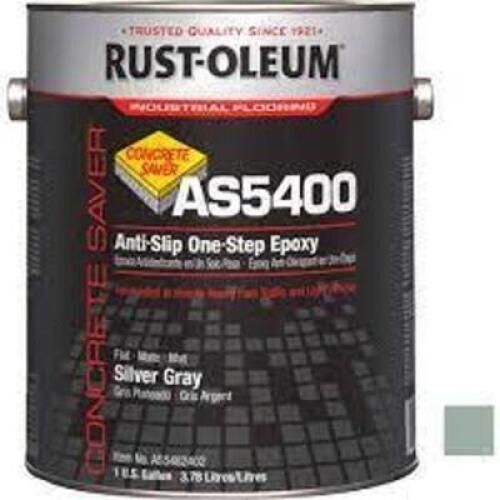 DESCRIPTION: (1) ANTI-SLIP ONE STEP EPOXY BRAND/MODEL: RUST-OLEUM INFORMATION: SILVER GRAY SIZE: 1 GALLON RETAIL$: $200.00 EA QTY: 1