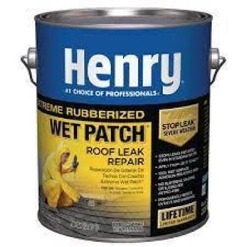 DESCRIPTION: (2) RUBBERIZED WET PATCH ROOF CEMENT LEAK REPAIR BRAND/MODEL: HENRY SIZE: 1 GALLON RETAIL$: $21.99 EA QTY: 2