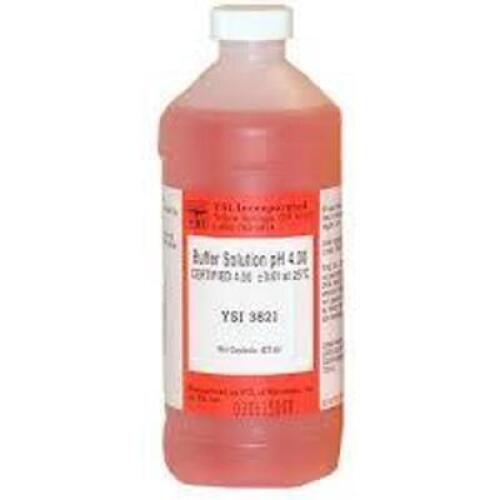 DESCRIPTION: (4) BUFFER SOLUTION BRAND/MODEL: YSI #3821 SIZE: 475 ML RETAIL$: $21.66 EA QTY: 4