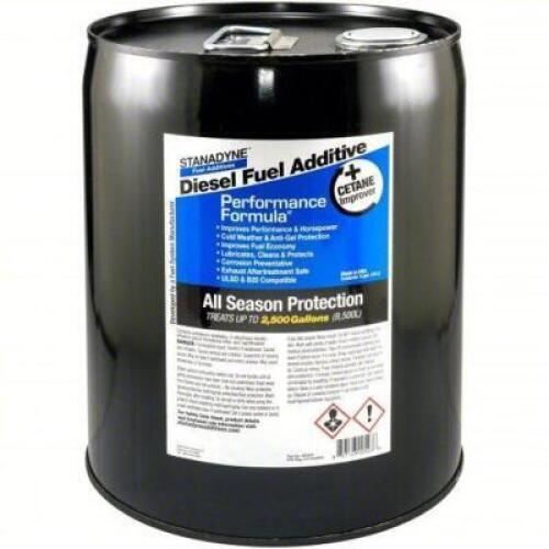 DESCRIPTION: (1) DIESEL FUEL ADDITIVE BRAND/MODEL: STANADYNE #48NT84 SIZE: 5 GALLON RETAIL$: $427.00 EA QTY: 1