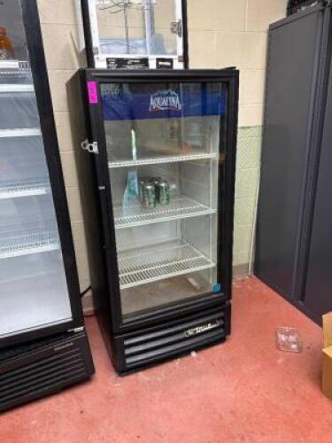 GLASS FRONT REACH IN REFRIDGERATOR