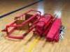 (2) - COURT VOLLEYBALL NET AND REFFEREE STAND SET - 2