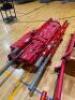 (2) - COURT VOLLEYBALL NET AND REFFEREE STAND SET - 8