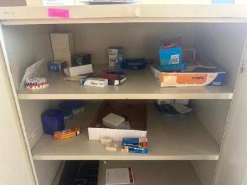 FILE CABINET WITH CONTENTS