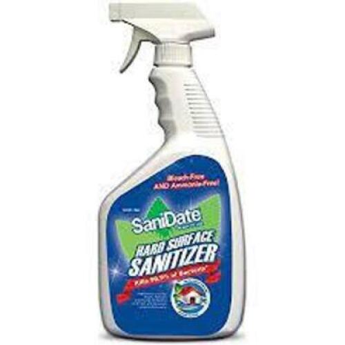 DESCRIPTION (2) HARD SURFACE SANITIZER BRAND/MODEL SANIDATE #2018-32 ADDITIONAL INFORMATION RETAILS FOR $20.00 EA SIZE 32 OZ THIS LOT IS SOLD BY THE P