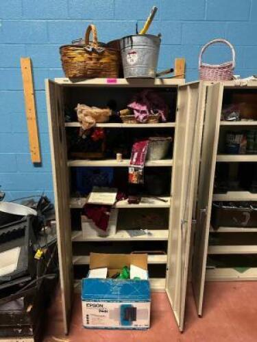 (2) - CABINETS WITH CONTENTS