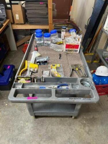 ROLLING CART WITH CONTENTS