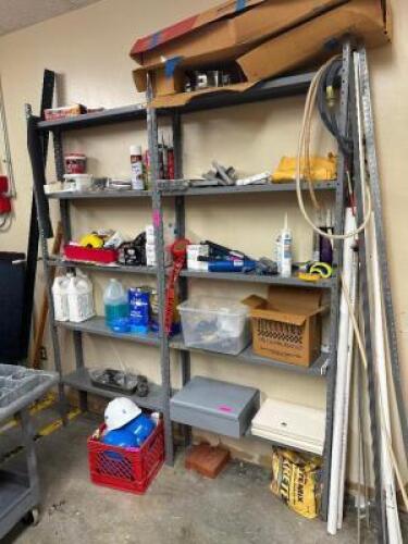 SHELVING UNITS WITH CONTENTS