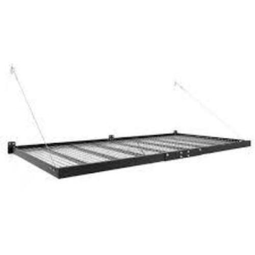 DESCRIPTION: (1) WALL MOUNTED FLOATING SHELF BRAND/MODEL: NEWAGE #40400 INFORMATION: BLACK SIZE: 4' X 8' RETAIL$: $188.00 EA QTY: 1