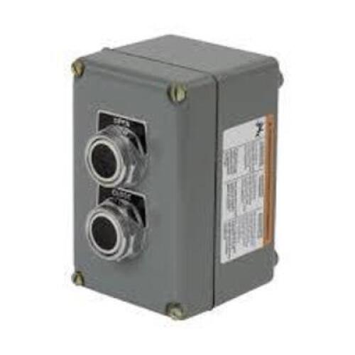 DESCRIPTION: (2) PUSH BUTTON CONTROL STATION BRAND/MODEL: SCHNEIDER #2NMD4 SIZE: MOMENTARY / MOMENTARY, 2NO/2NC, OPEN/CLOSE, 1/13/3/4 RETAIL$: $372.90