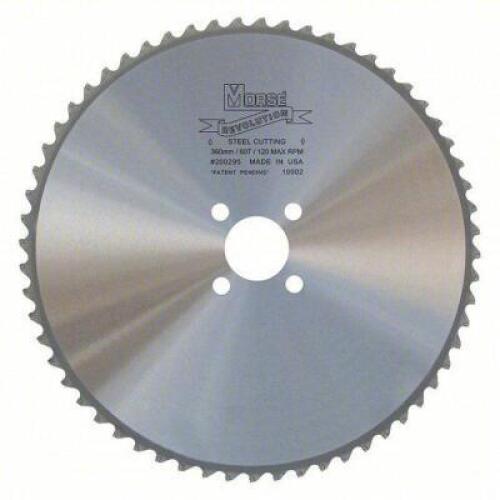 DESCRIPTION: (1) CIRCULAR SAW BLADE BRAND/MODEL: MORSE #36WJ77 INFORMATION: CARBIDE TIPPED STEEL SIZE: 420 MM BLADE DIA. - METRIC, 16 1/2 IN BLADE DIA