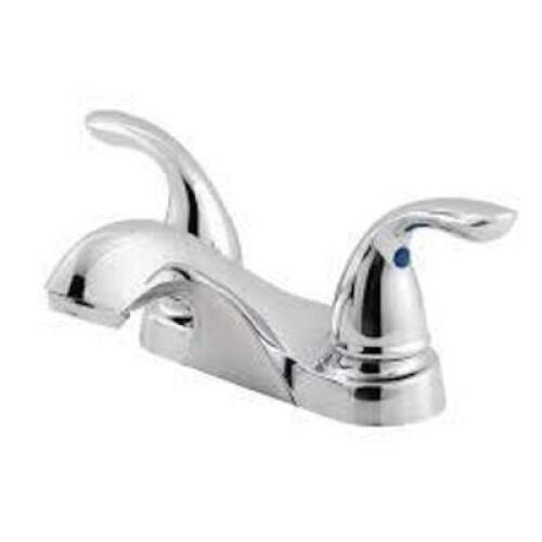 DESCRIPTION: (1) CENTERSET LAVATORY FAUCET BRAND/MODEL: PFIRST SERIES #LJ143-641C INFORMATION: POLISHED CHROME SIZE: 4" RETAIL$: $72.80 EA QTY: 1