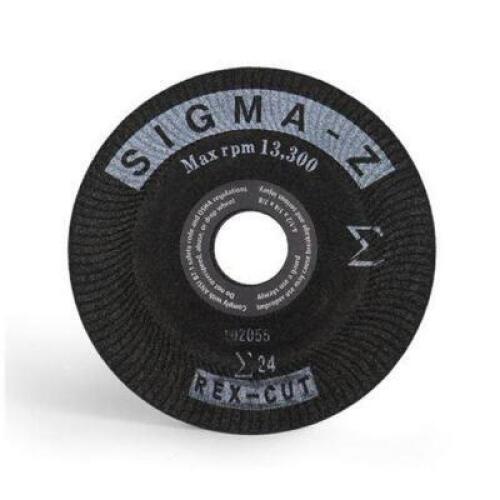 DESCRIPTION: (20) SIGMA GRINDING WHEELS BRAND/MODEL: REX-CUT #730033 INFORMATION: BLACK SIZE: 7 X 1/4 X 7/8 RETAIL$: $210.20 TOTAL QTY: 20