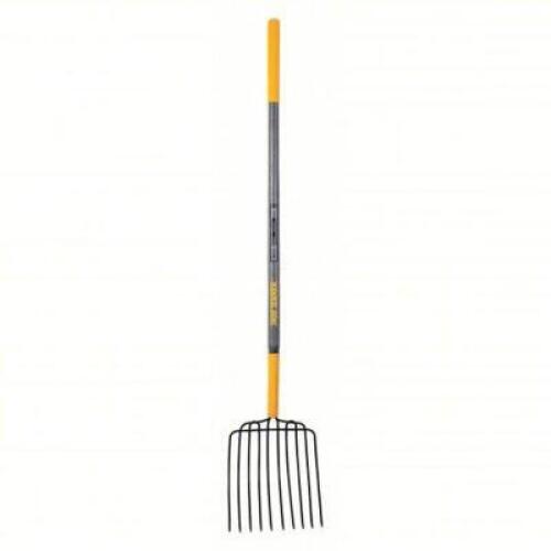 DESCRIPTION: (1) ENSILAGE FORK BRAND/MODEL: TRUE TEMPER #49AF68 INFORMATION: WOOD HANDLE SIZE: 48 IN HANDLE LG, 1/4 IN WD OF TINES, 10 IN LG OF TINES