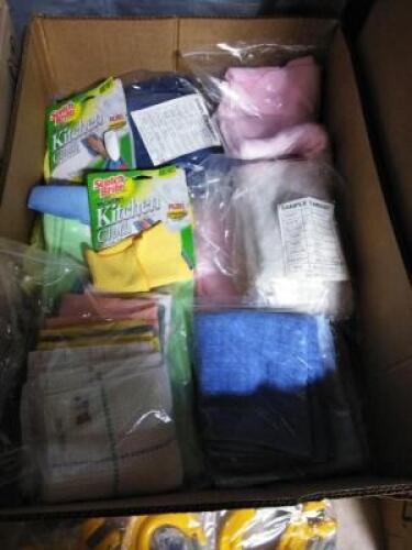 DESCRIPTION: (1) BOX OF MISC. CLEANING ITEMS BRAND/MODEL: MANY INFORMATION: MUST COME INSPECT QTY: 1