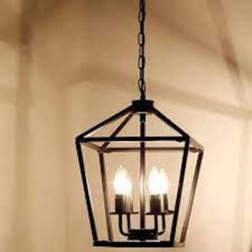 DESCRIPTION: (1) 4-LIGHT LANTERN PENDANT LIGHT,MODERN BRAND/MODEL: TELAFLY #FZ5C4B-2 INFORMATION: WOOD SIZE: 4 LIGHTS RETAIL$: $534.00 EA QTY: 1