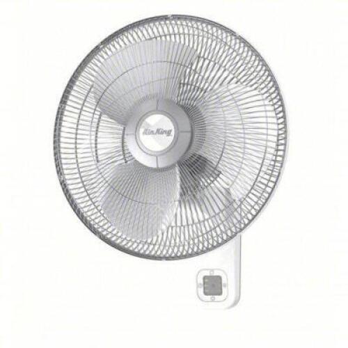 DESCRIPTION: (1) WALL MOUNT FAN BRAND/MODEL: AIR KING #406D83 SIZE: 16IN RETAIL$: $144.91 E QTY: 1