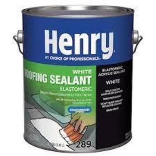 DESCRIPTION: (1) ROOFING SEALANT BRAND/MODEL: HENRY #40P306 INFORMATION: WHITE SIZE: 1 GALON RETAIL$: $48.72 EA QTY: 1