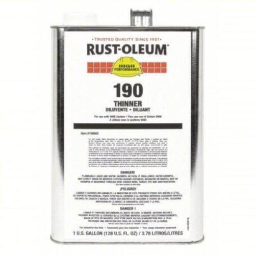 DESCRIPTION: (1) PAINT THINNER BRAND/MODEL: RUST-OLEUM #5H949 SIZE: 1 GALLON RETAIL$: $76.14 QTY: 1