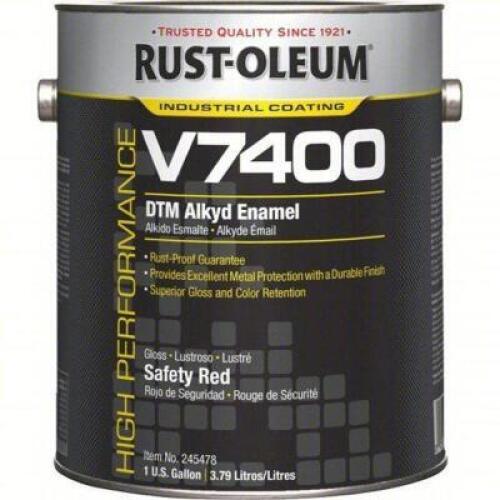 DESCRIPTION: (1) INTERIOR EXTERIOR PAINT BRAND/MODEL: RUST-OLEUM #2ZLR2 INFORMATION: SAFETY RED SIZE: 1 GALLON RETAIL$: $105.89 EA QTY: 1